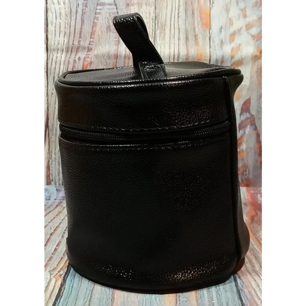 Clueless x Revolution Makeup‎ London Black Faux Leather Vanity Cosmetic Bag Case